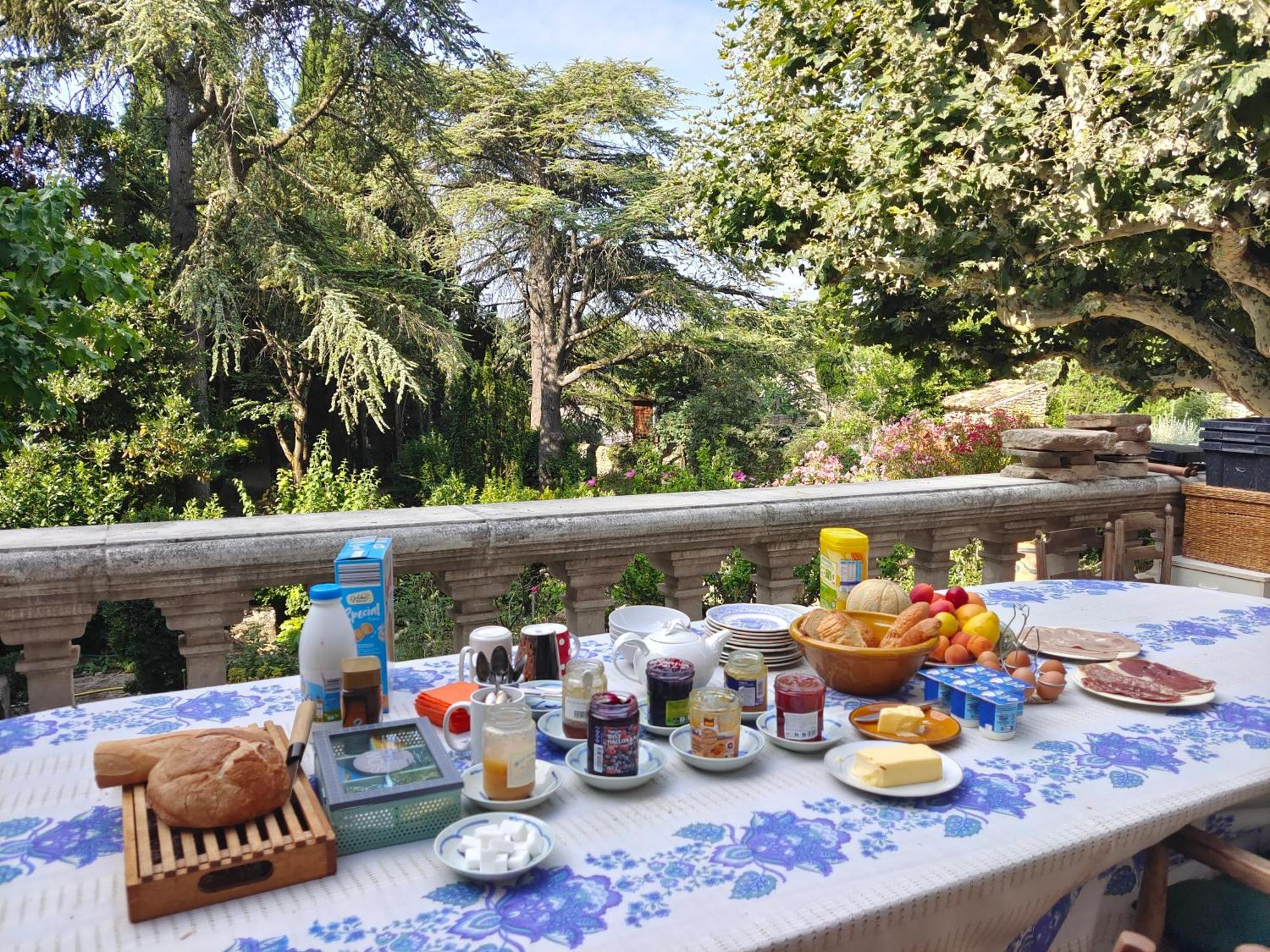 Bed and Breakfast Rue Du Chateau A Cabrieres D'Avignon Екстер'єр фото
